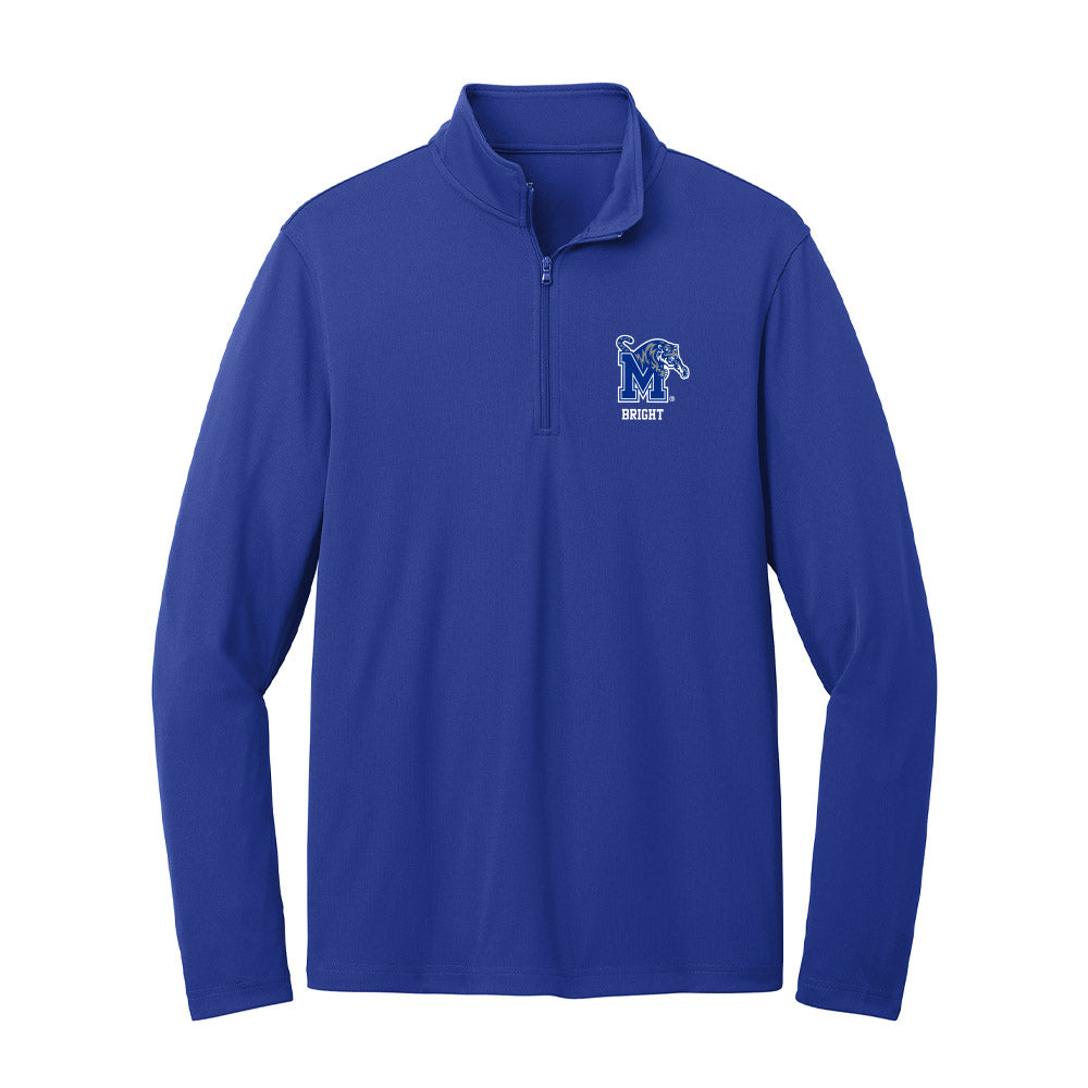 Memphis - NCAA Baseball : Mike Bright - Lightweight Quarter Zip Jacket-0