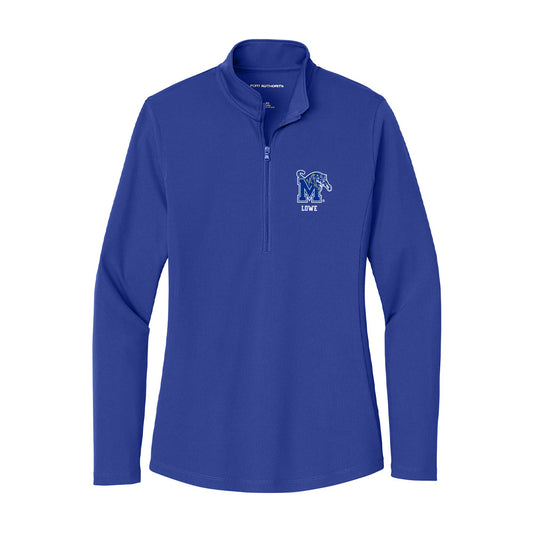 Memphis - NCAA Football : Devan Lowe - Women's Lightweight Quarter Zip Jacket-0