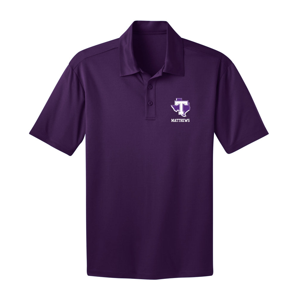 Tarleton State - NCAA Men's Track & Field : Aidan Matthews - Activewear Polo Shirt-0