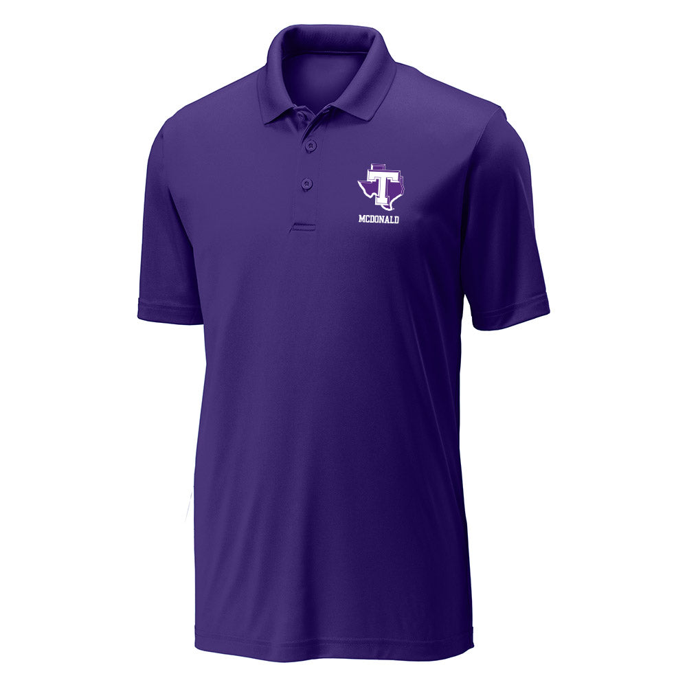 Tarleton State - NCAA Cheerleading : Mia McDonald - Activewear Polo Shirt-0