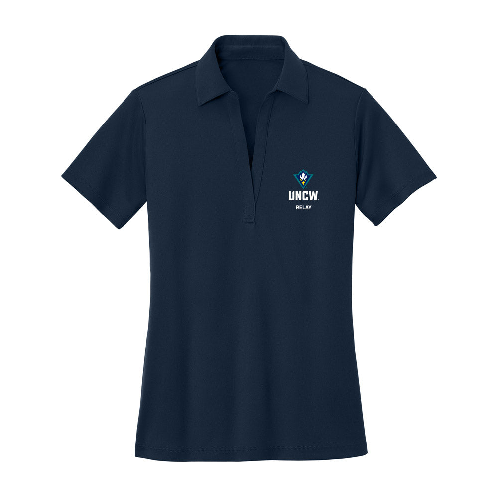 UNC Wilmington - NCAA Softball : Cassidy Relay - Women's Activewear Polo Shirt-0