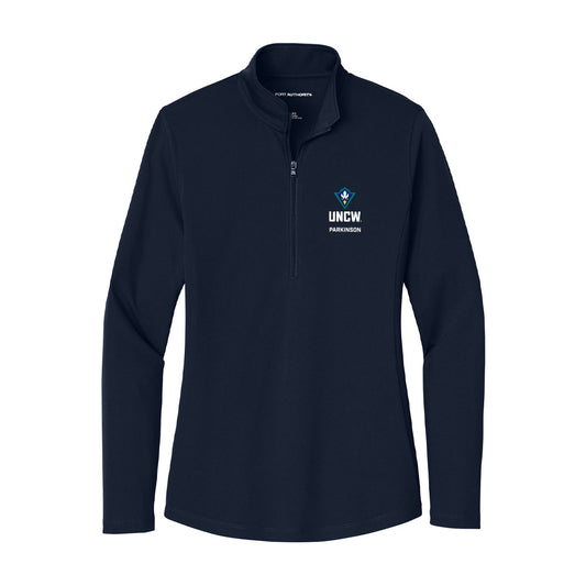 UNC Wilmington - NCAA Beach Volleyball : Hannah Parkinson - Women's Lightweight Quarter Zip Jacket-0