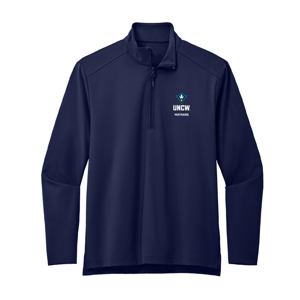 UNC Wilmington - NCAA Women's Soccer : Grace Maynard - Premium Quarter Zip Jacket-0