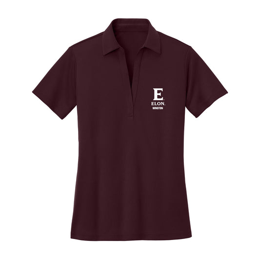 Elon - NCAA Football : Zimere Winston - Women's Activewear Polo Shirt-0