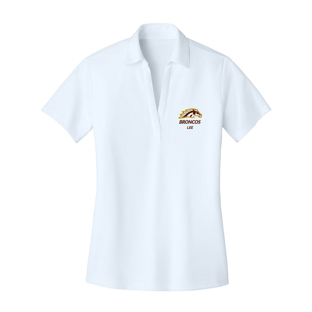 Western Michigan - NCAA Men's Basketball : Robert Lee - Women's Activewear Polo Shirt-0