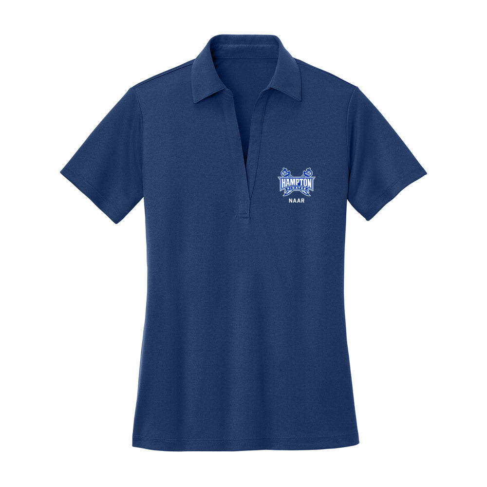 Hampton - NCAA Men's Track & Field : Garth Naar - Women's Activewear Polo Shirt-0