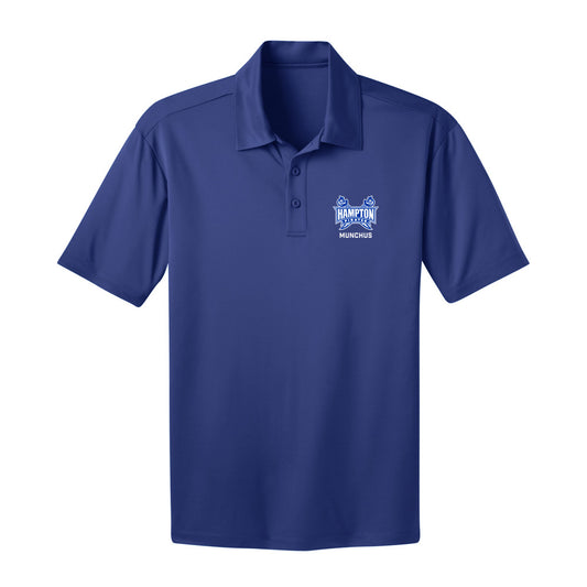 Hampton - NCAA Men's Lacrosse : Dylan Munchus - Activewear Polo Shirt-0