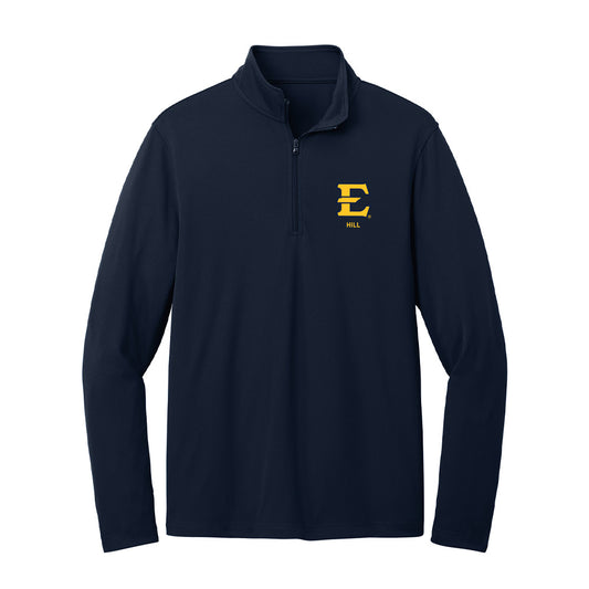 East Tennessee State - NCAA Baseball : Andrew Hill - Lightweight Quarter Zip Jacket-0