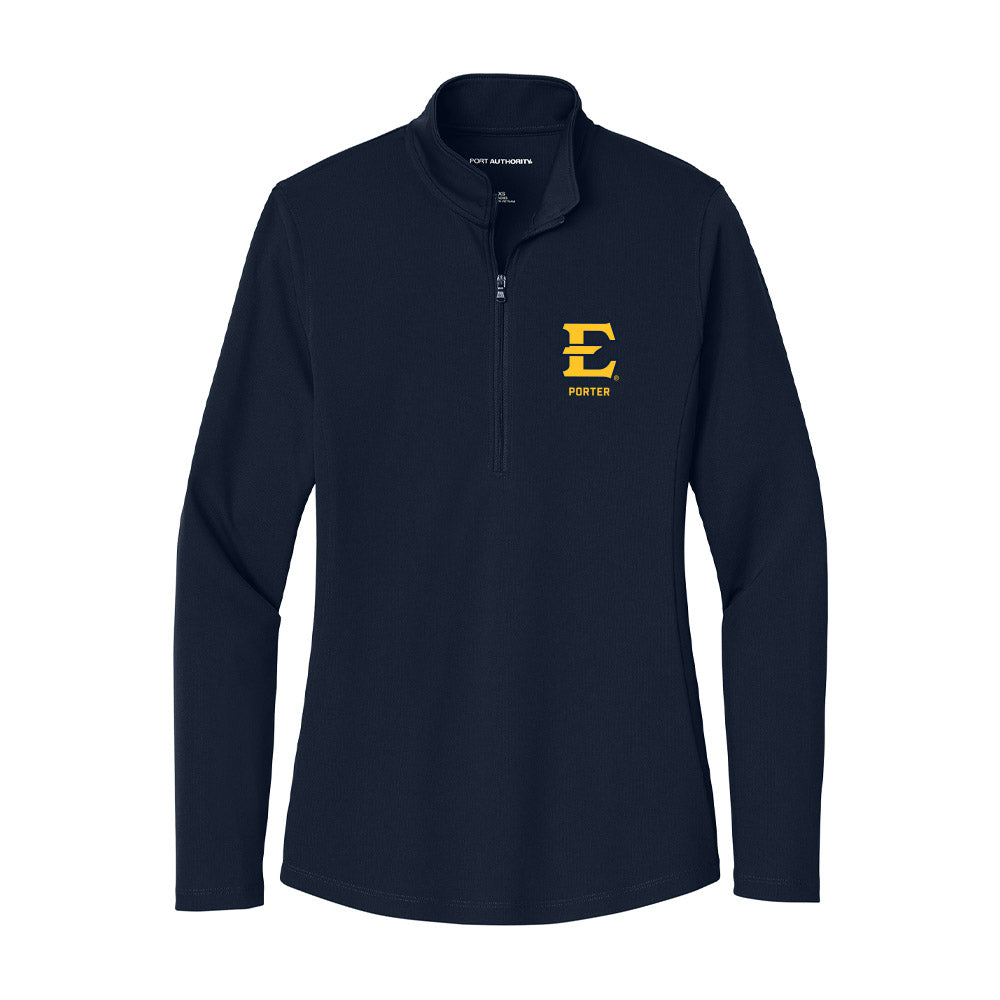 East Tennessee State - NCAA Softball : Hailey Porter - Women's Lightweight Quarter Zip Jacket-0