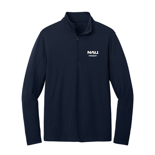 Northern Arizona - NCAA Women's Soccer : Ella Freebury - Lightweight Quarter Zip Jacket-0