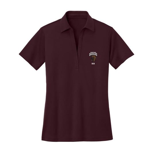Montana - NCAA Women's Basketball : Lauren Dick - Women's Activewear Polo Shirt-0