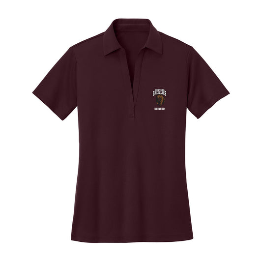 Montana - NCAA Women's Basketball : Kamryn Reinker - Women's Activewear Polo Shirt-0