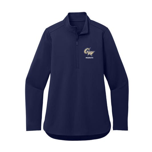 GWU - NCAA Women's Soccer : Kate McGrath - Women's Premium Quarter Zip Jacket-0
