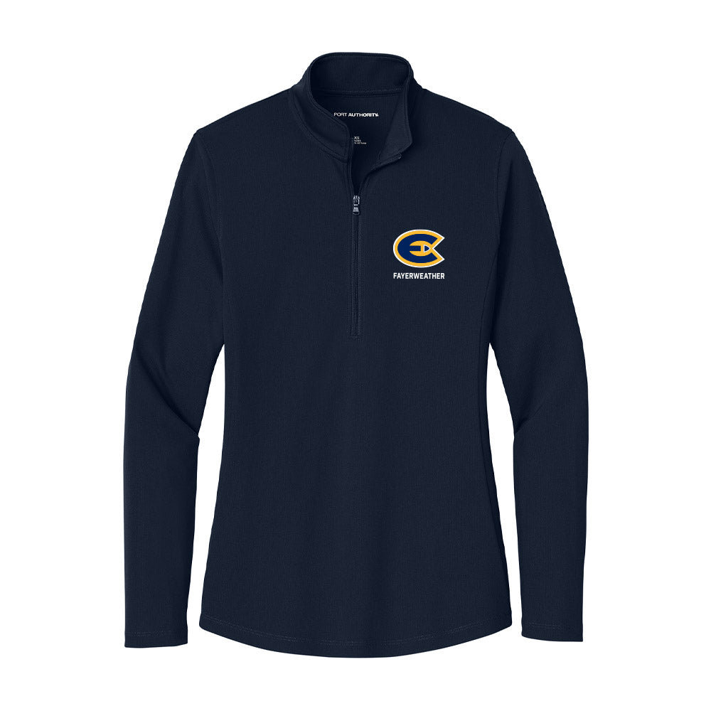 UW Eau Claire - NCAA Football : Blake Fayerweather - Women's Lightweight Quarter Zip Jacket-0