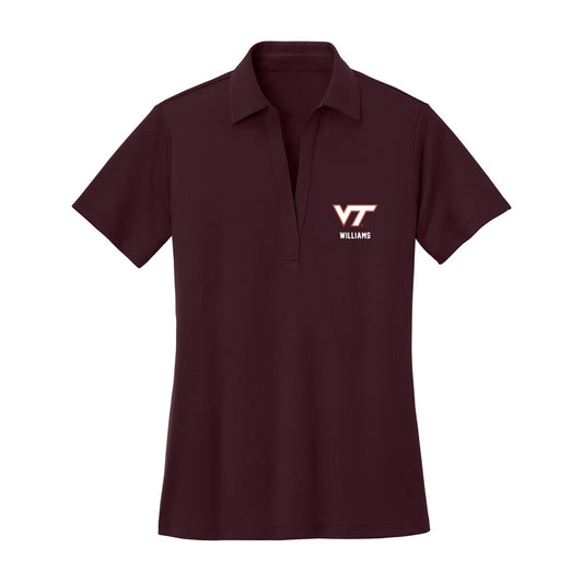 Virginia Tech - NCAA Football : Mylachi Williams - Women's Activewear Polo Shirt-0