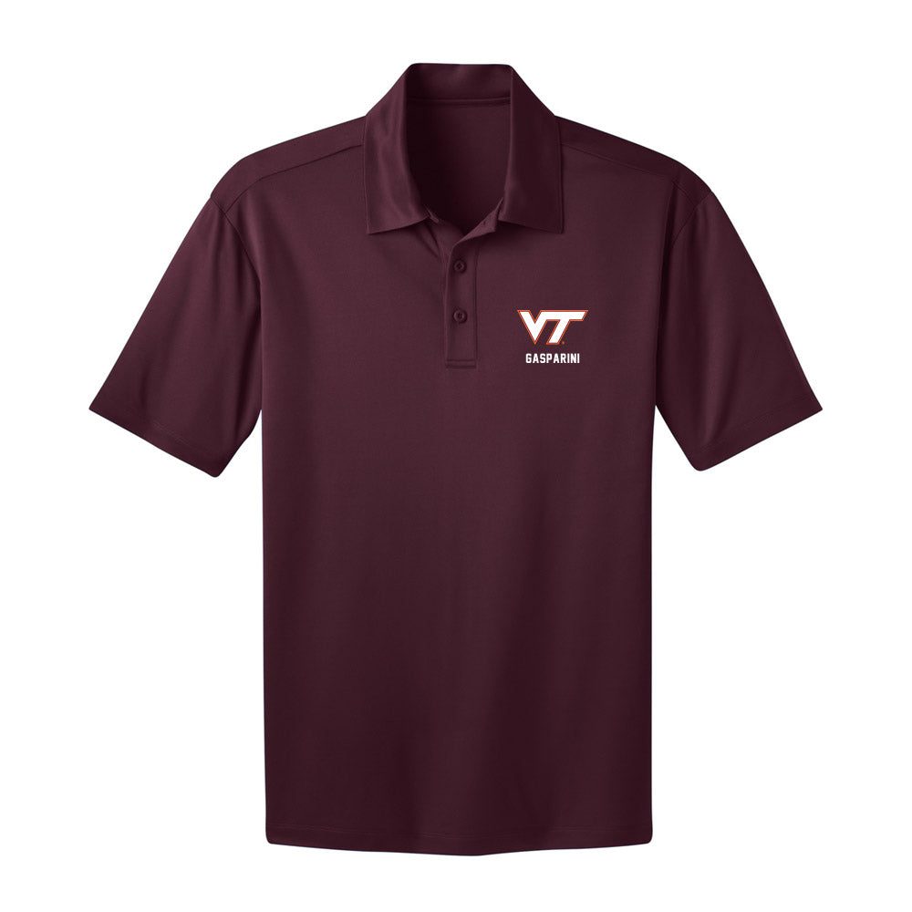 Virginia Tech - NCAA Women's Volleyball : Sara Gasparini - Activewear Polo Shirt-0