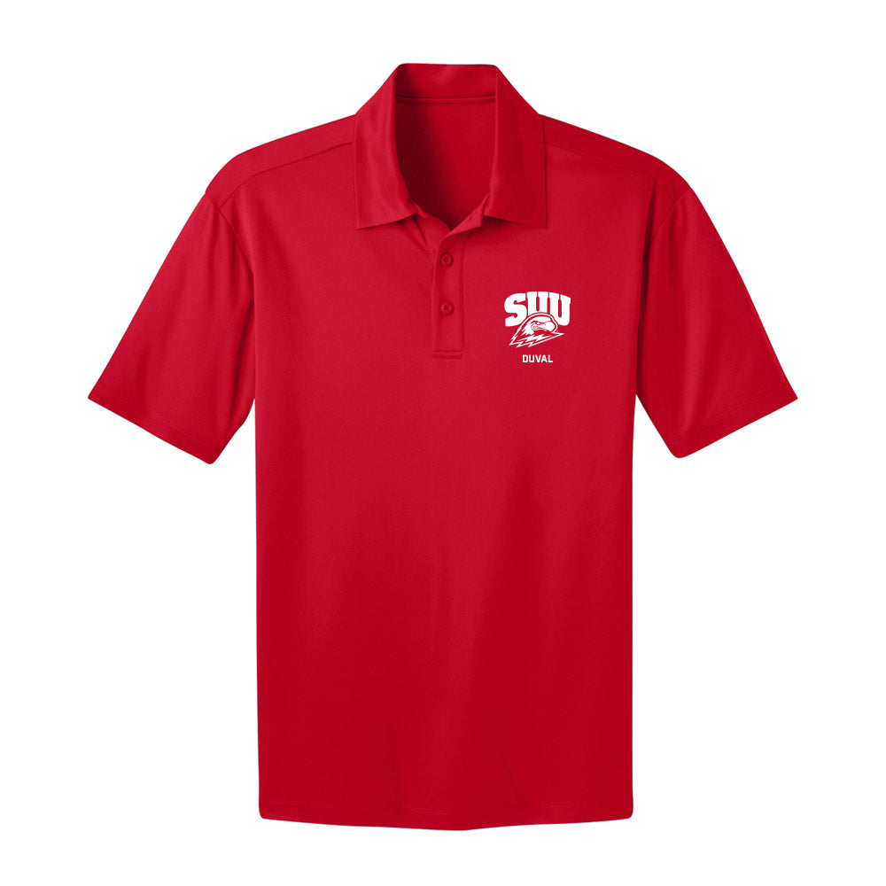 Southern Utah - NCAA Men's Basketball : Elijah Duval - Activewear Polo Shirt-0