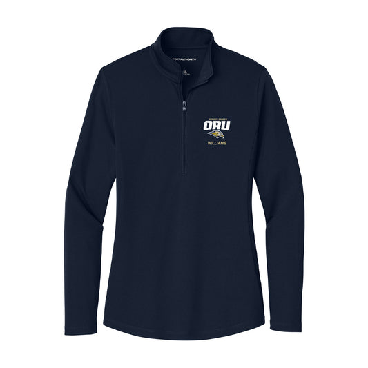 Oral Roberts - NCAA Women's Track & Field : Jayda Williams - Women's Lightweight Quarter Zip Jacket-0