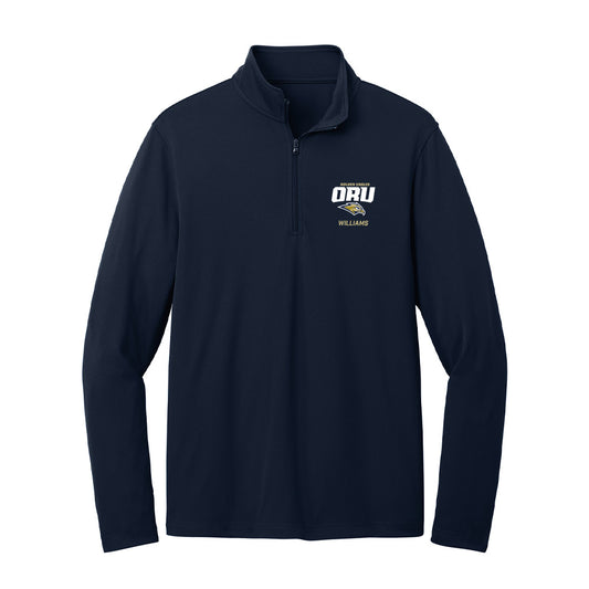 Oral Roberts - NCAA Women's Track & Field : Jayda Williams - Lightweight Quarter Zip Jacket-0