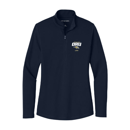 Oral Roberts - NCAA Baseball : Nathan Love - Women's Lightweight Quarter Zip Jacket-0