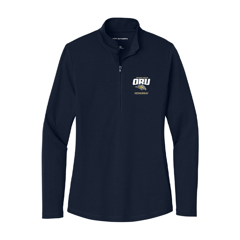 Oral Roberts - NCAA Baseball : Tanner McMurray - Women's Lightweight Quarter Zip Jacket-0