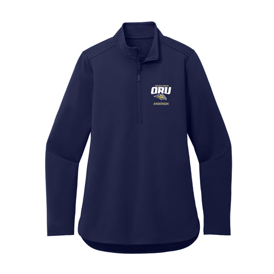 Oral Roberts - NCAA Women's Track & Field : Journey Anderson - Women's Premium Quarter Zip Jacket-0