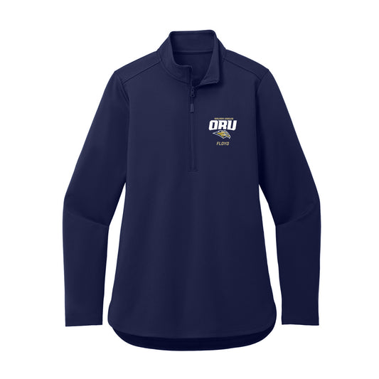 Oral Roberts - NCAA Women's Soccer : Keira Floyd - Women's Premium Quarter Zip Jacket-0