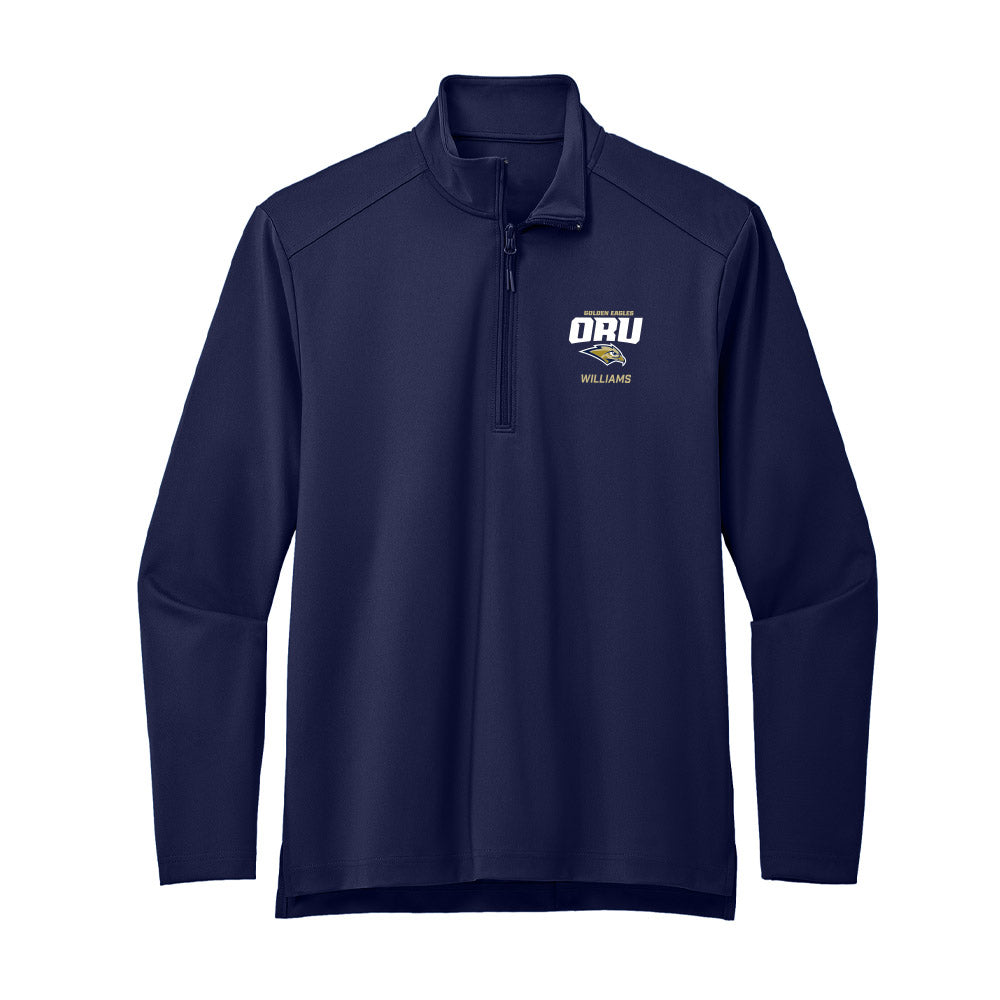 Oral Roberts - NCAA Women's Track & Field : Jayda Williams - Premium Quarter Zip Jacket-0