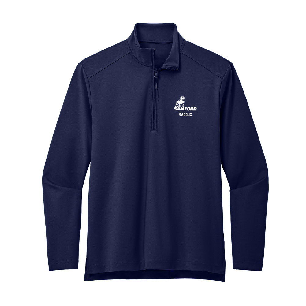 Samford - NCAA Football : Caidan Maddux - Premium Quarter Zip Jacket-0