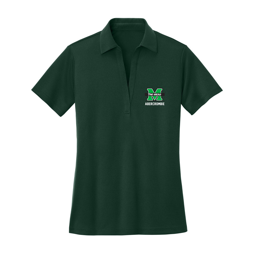 Marshall - NCAA Football : Jalyn Abercrombie - Women's Activewear Polo Shirt-0