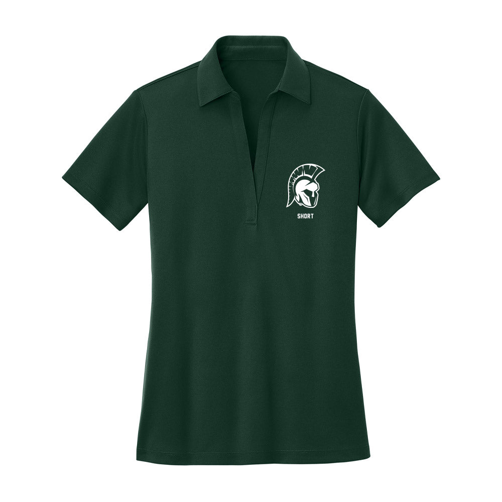 Illinois Wesleyan - NCAA Women's Track & Field : Mallory Short - Women's Activewear Polo Shirt-0