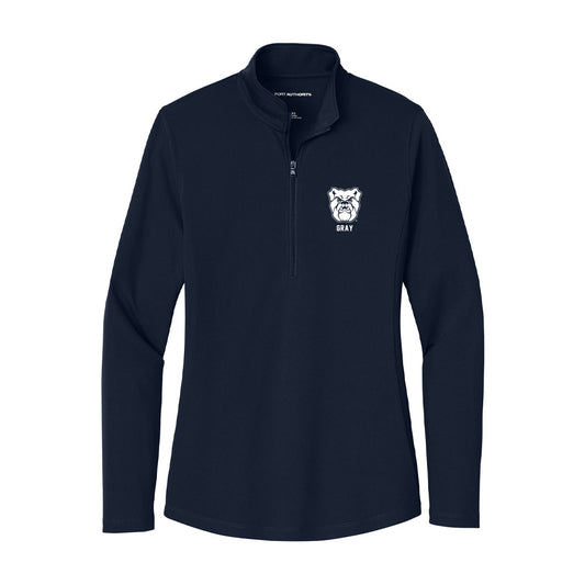 Butler - NCAA Women's Volleyball : Lucy Gray - Women's Lightweight Quarter Zip Jacket-0