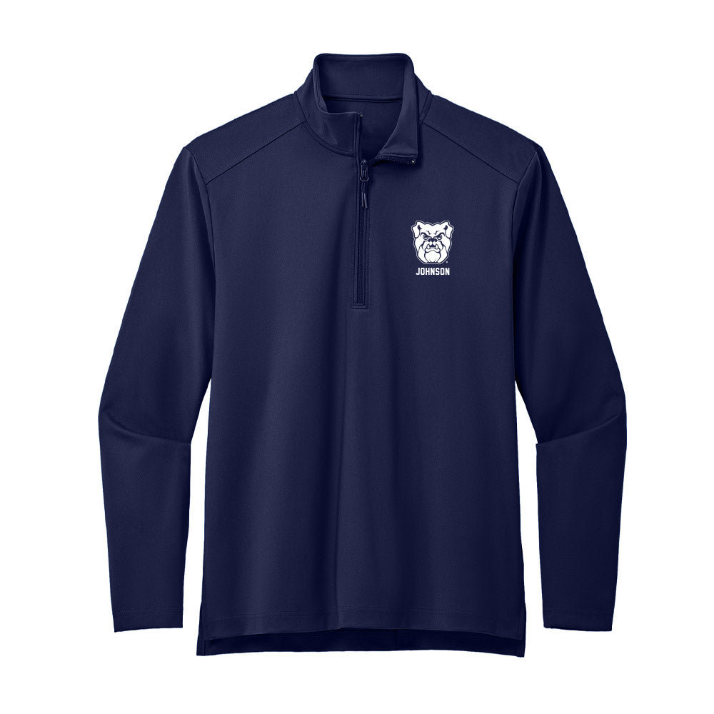 Butler - NCAA Women's Golf : Rachel Johnson - Premium Quarter Zip Jacket-0