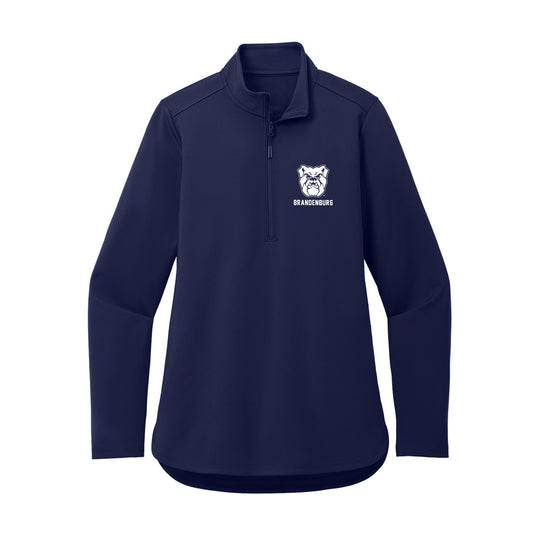 BU - NCAA Football : Ben Brandenburg - Women's Premium Quarter Zip Jacket-0