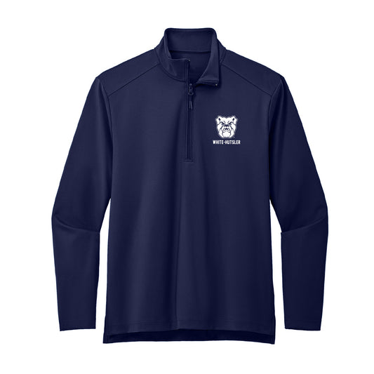 Butler - NCAA Men's Track & Field : Jacob White-Hutsler - Premium Quarter Zip Jacket-0