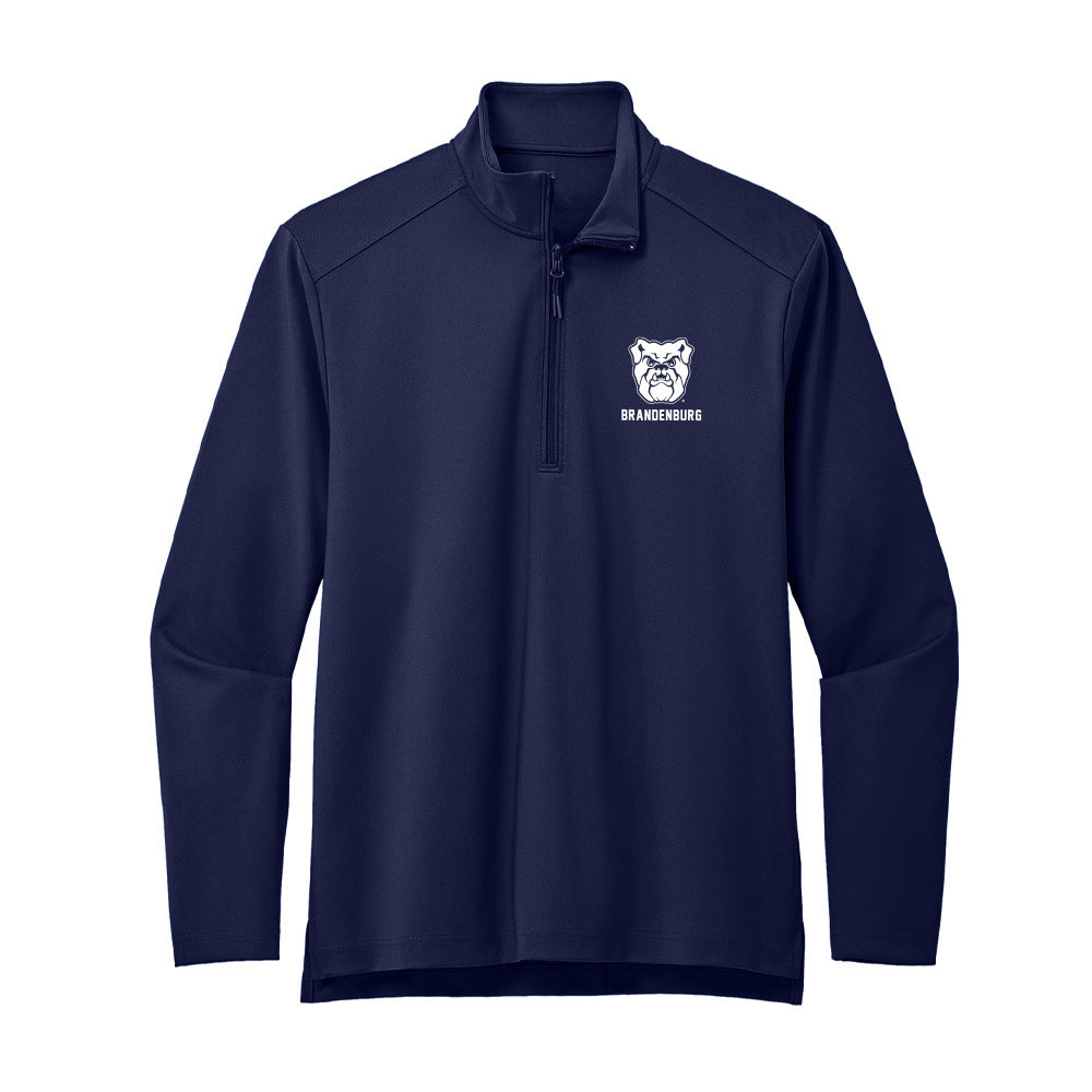 BU - NCAA Football : Ben Brandenburg - Premium Quarter Zip Jacket-0