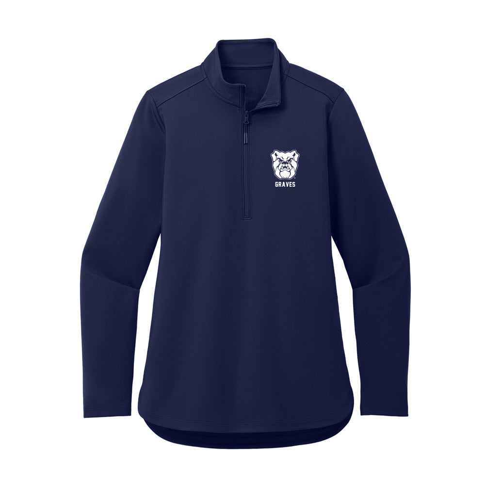 Butler - NCAA Softball : Kendall Graves - Women's Premium Quarter Zip Jacket-0