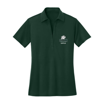 Lake Erie College - NCAA Men's Basketball : Alanas Castillo - Women's Activewear Polo Shirt-1