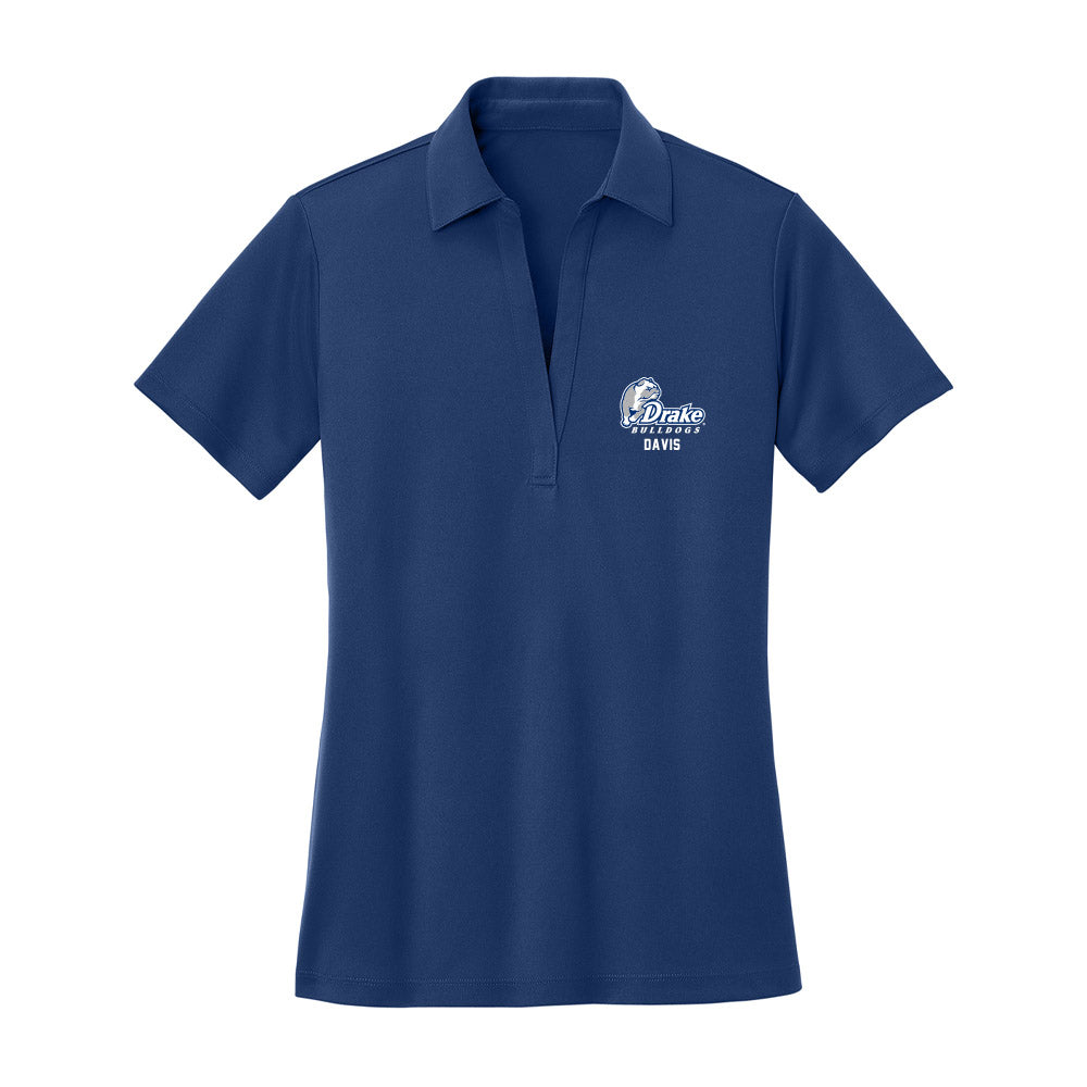 Drake - NCAA Football : Devyn Davis - Women's Activewear Polo Shirt-0