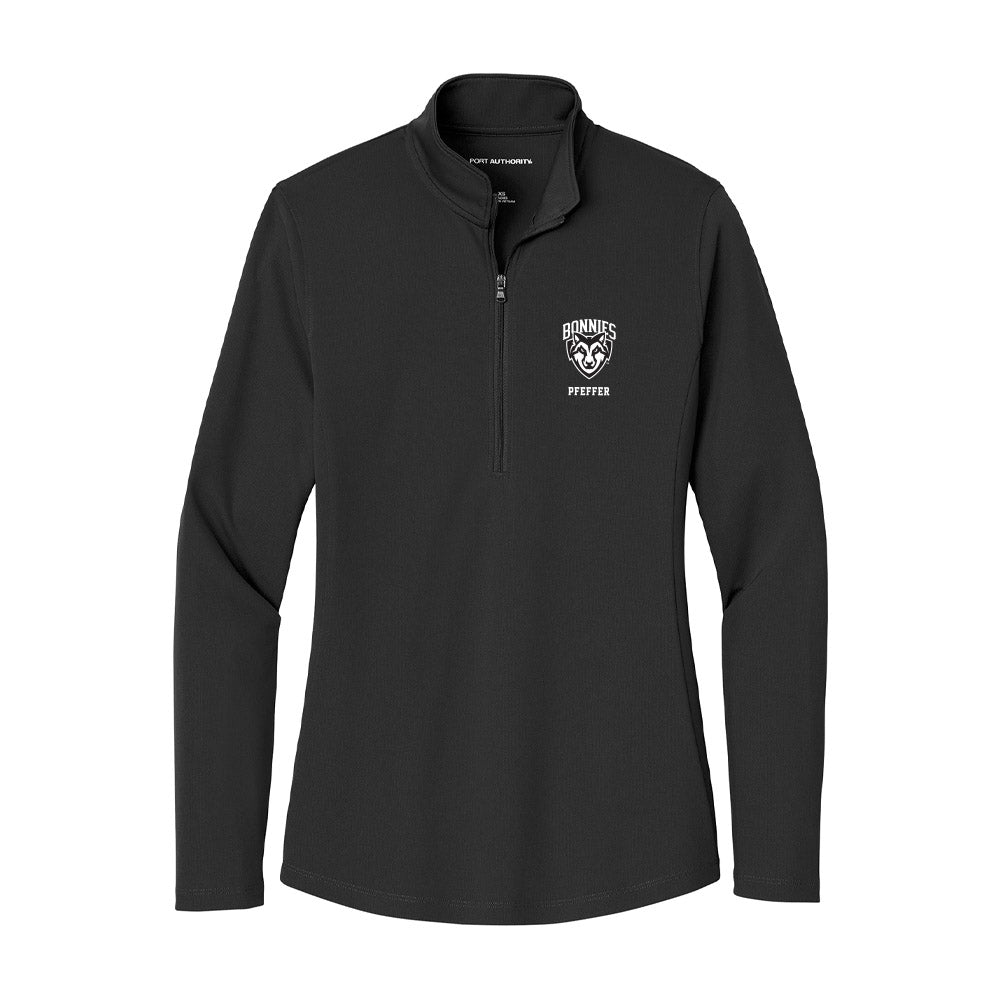 St. Bonaventure - NCAA Women's Lacrosse : Kylie Pfeffer - Women's Lightweight Quarter Zip Jacket-0