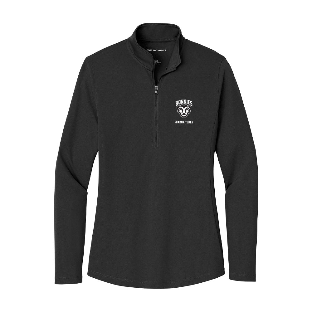 St. Bonaventure - NCAA Women's Soccer : Naomi Sharma Tobar - Women's Lightweight Quarter Zip Jacket-0