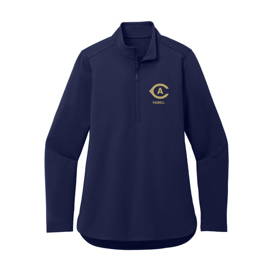 UC Davis - NCAA Football : Koen Parnell - Women's Premium Quarter Zip Jacket-0