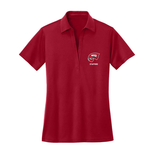 Western Kentucky - NCAA Baseball : Brandon Stafford - Women's Activewear Polo Shirt-0