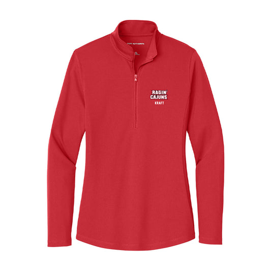 Louisiana - NCAA Football : Carson Kraft - Women's Lightweight Quarter Zip Jacket-0
