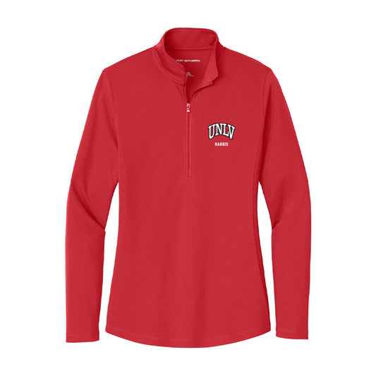 UNLV - NCAA Women's Track & Field : Jasmine Harris - Women's Lightweight Quarter Zip Jacket-0