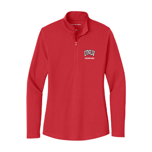 UNLV - NCAA Football : Zavien Abercrombie-Brown - Women's Lightweight Quarter Zip Jacket-0
