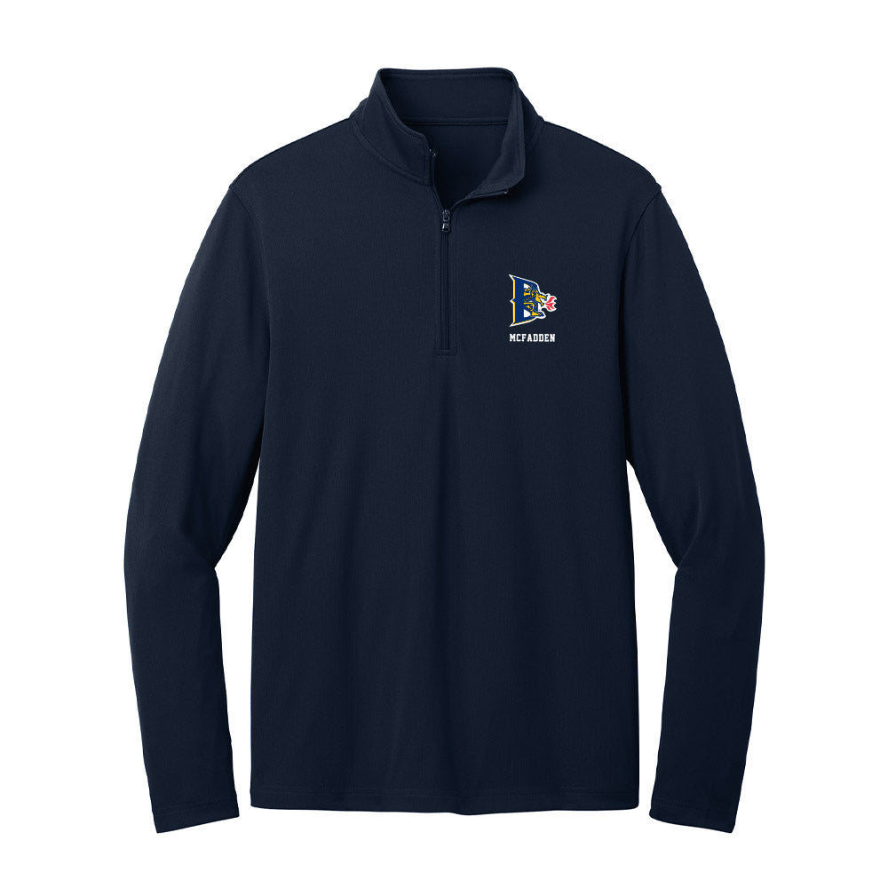 Drexel - NCAA Women's Rowing : Paige Mcfadden - Lightweight Quarter Zip Jacket-0