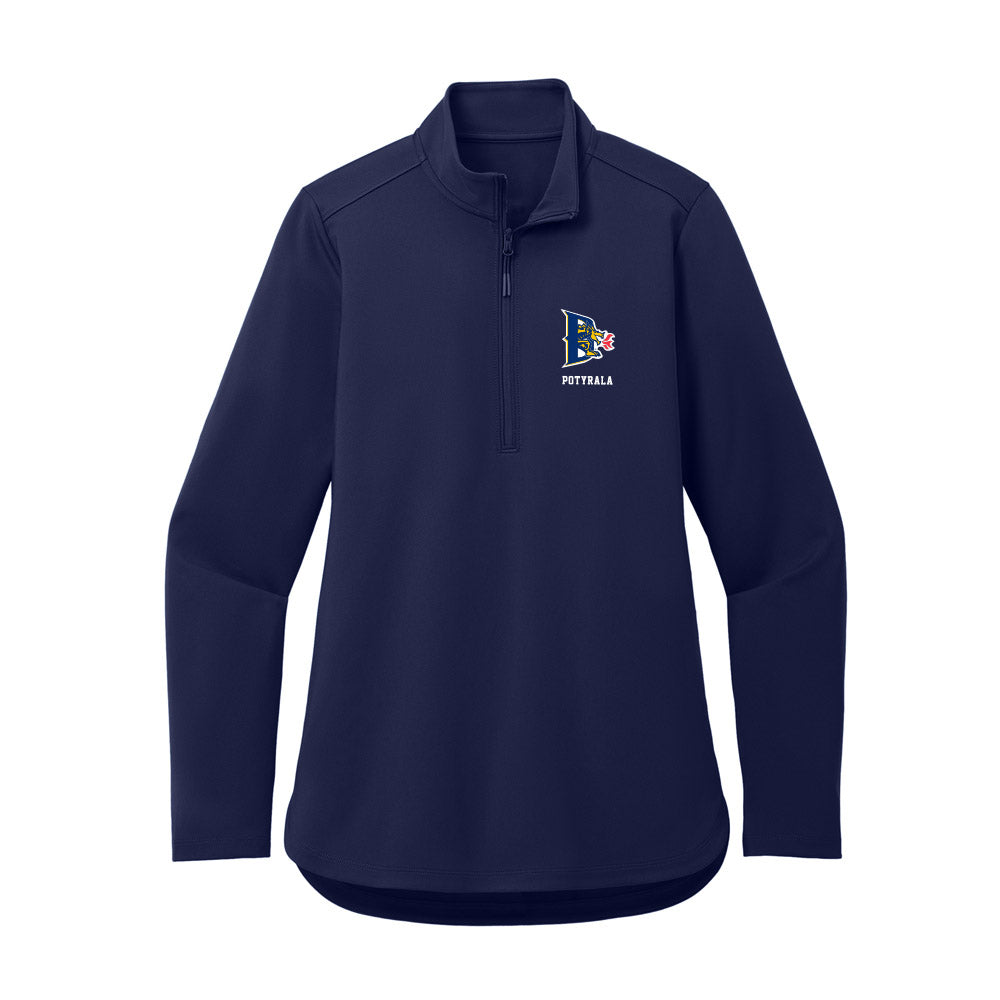 Drexel - NCAA Men's Lacrosse : Brady Potyrala - Women's Premium Quarter Zip Jacket-0