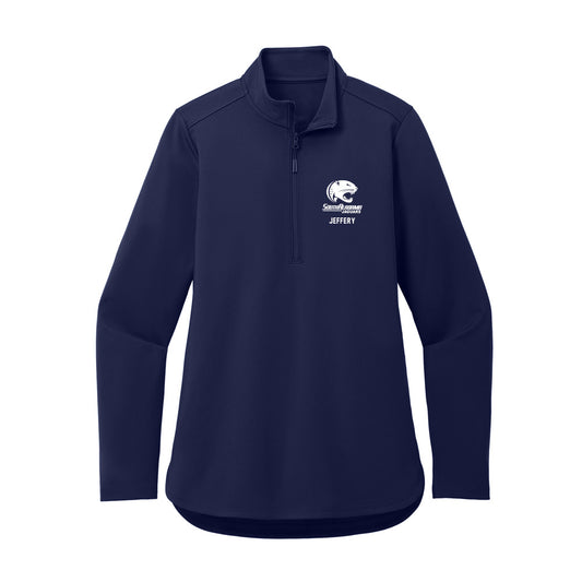 South Alabama - NCAA Football : Anthony Jeffery - Women's Premium Quarter Zip Jacket-0
