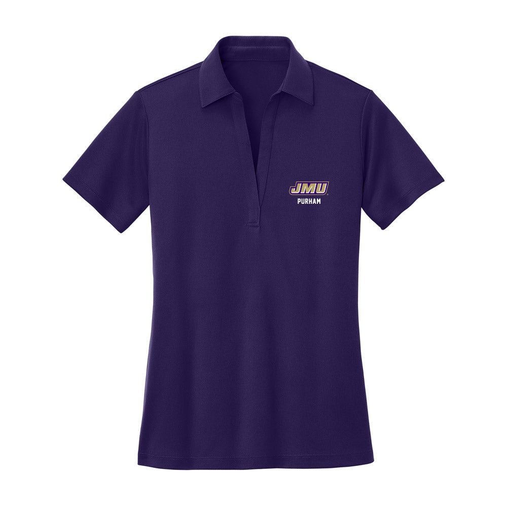 JMU - NCAA Football : Mason Purham - Women's Activewear Polo Shirt-0